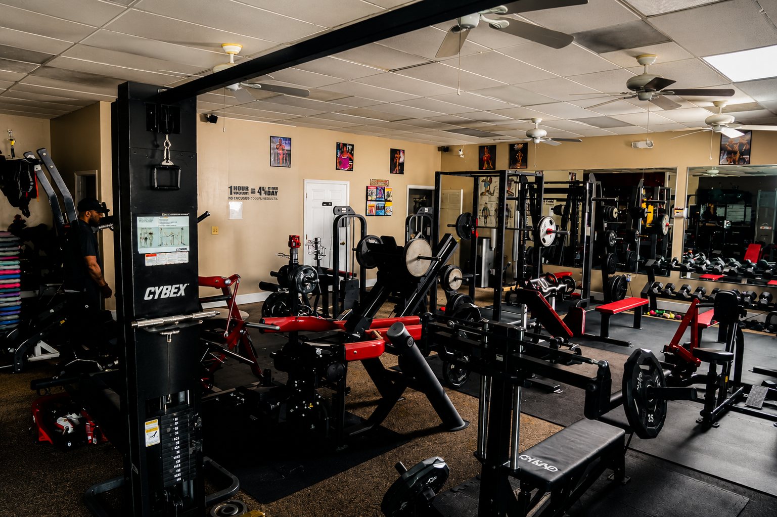 The TNT Fitness training floor