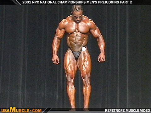 George Turmon at 2001 NPC Nationals prejudging